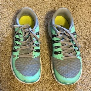 Mint Green Nike Free 5.0